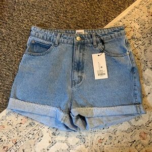 Princess Polly Laurena Midwash Denim Shorts